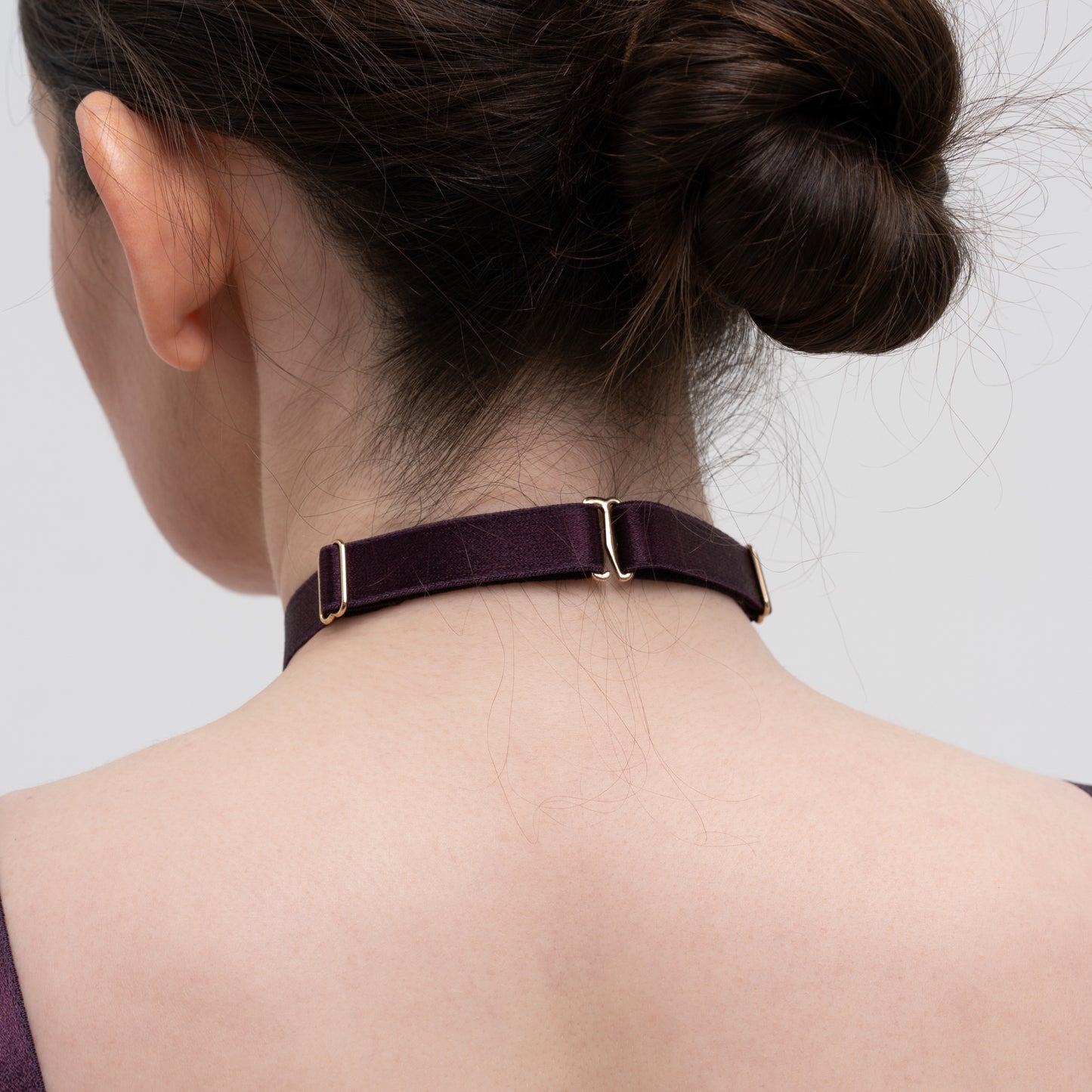 Strap Collar "Cora" (Burgundy)