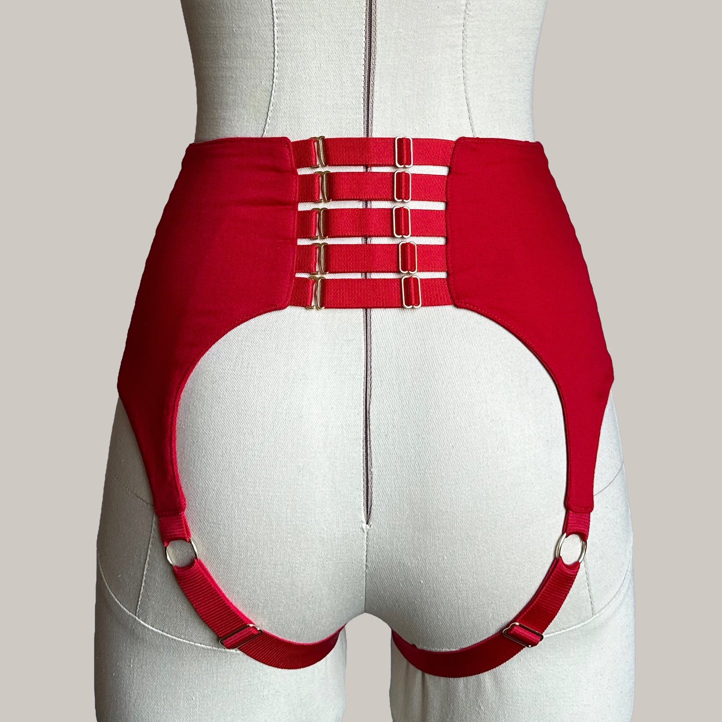Gaia High Waist Strap On Brief