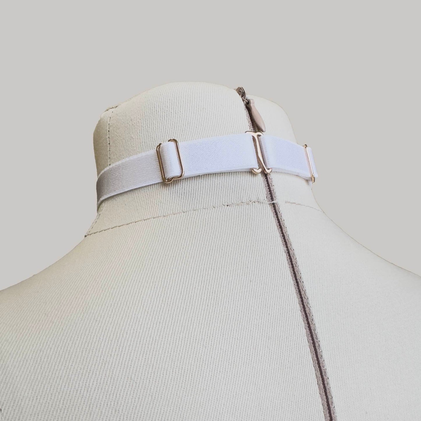 Collar With Ribbons "Iris" White