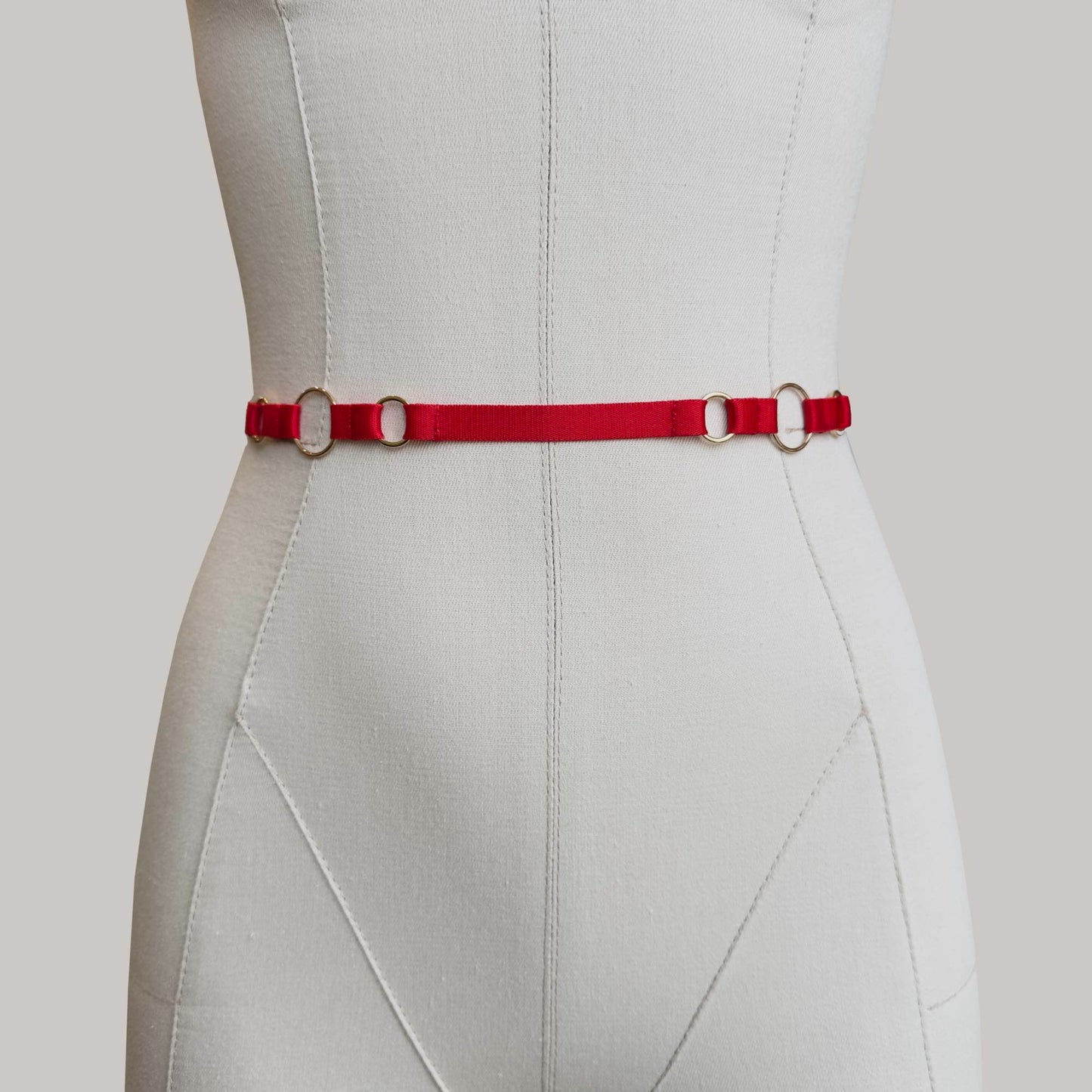 Three Rings Belt "Calliope" Red