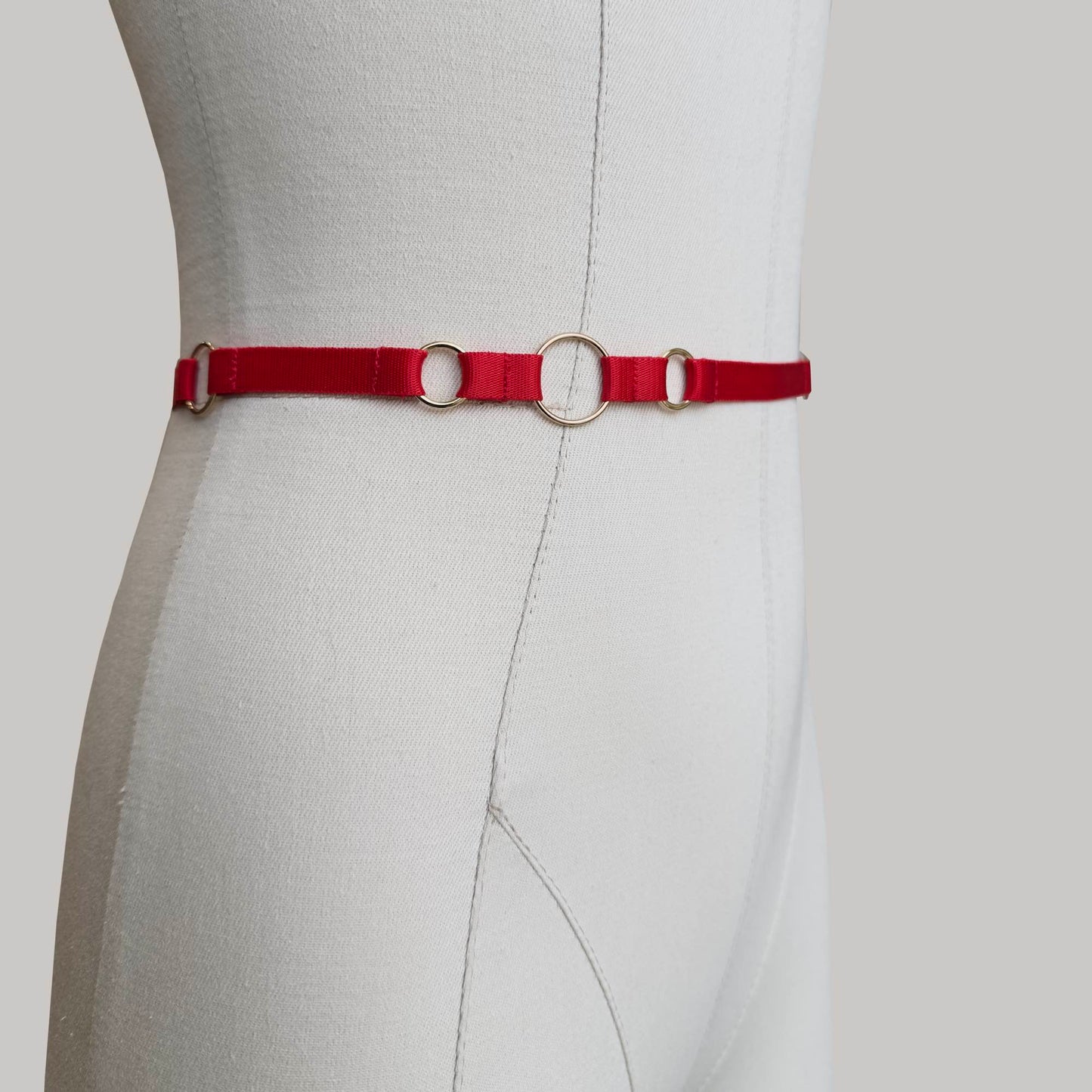 Three Rings Belt "Calliope" Red