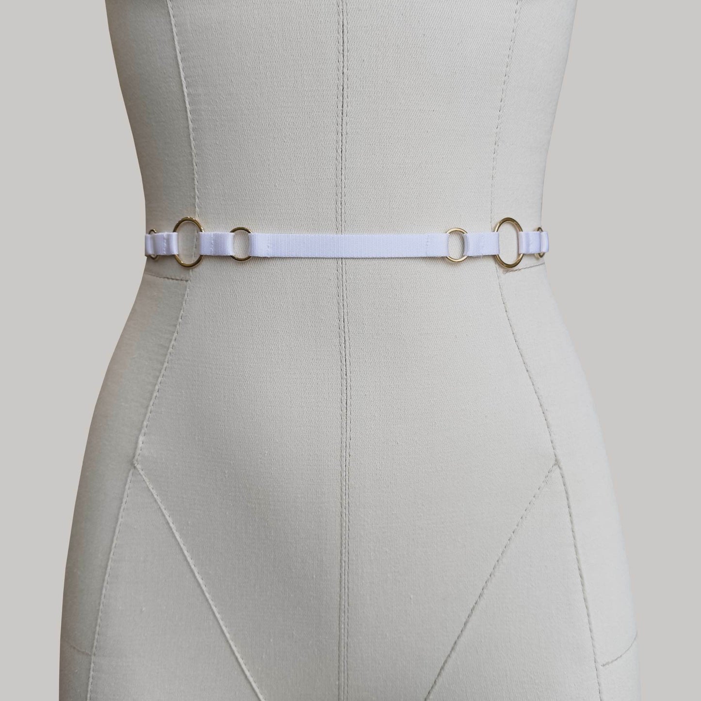 Three Rings Belt "Calliope" White