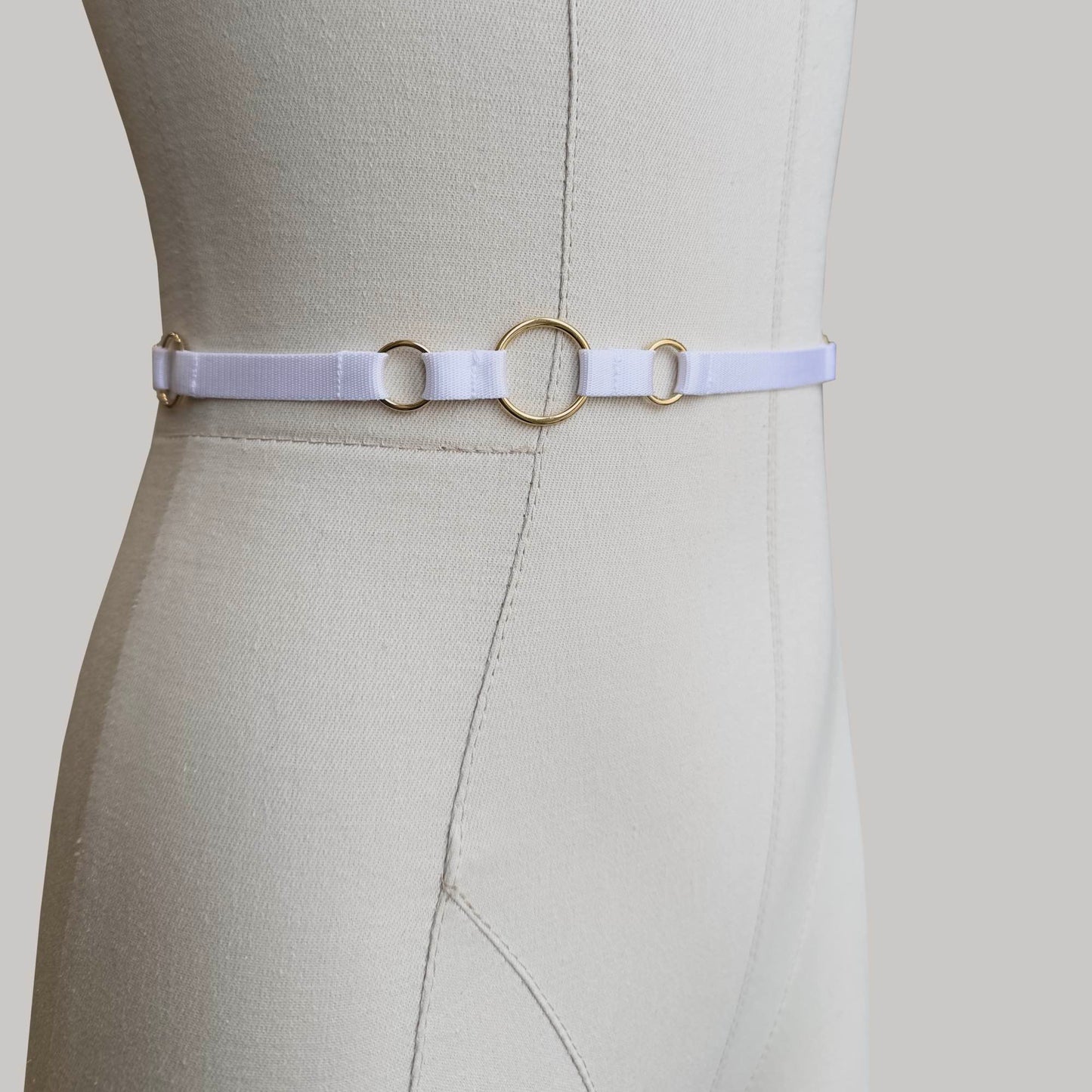 Three Rings Belt "Calliope" White