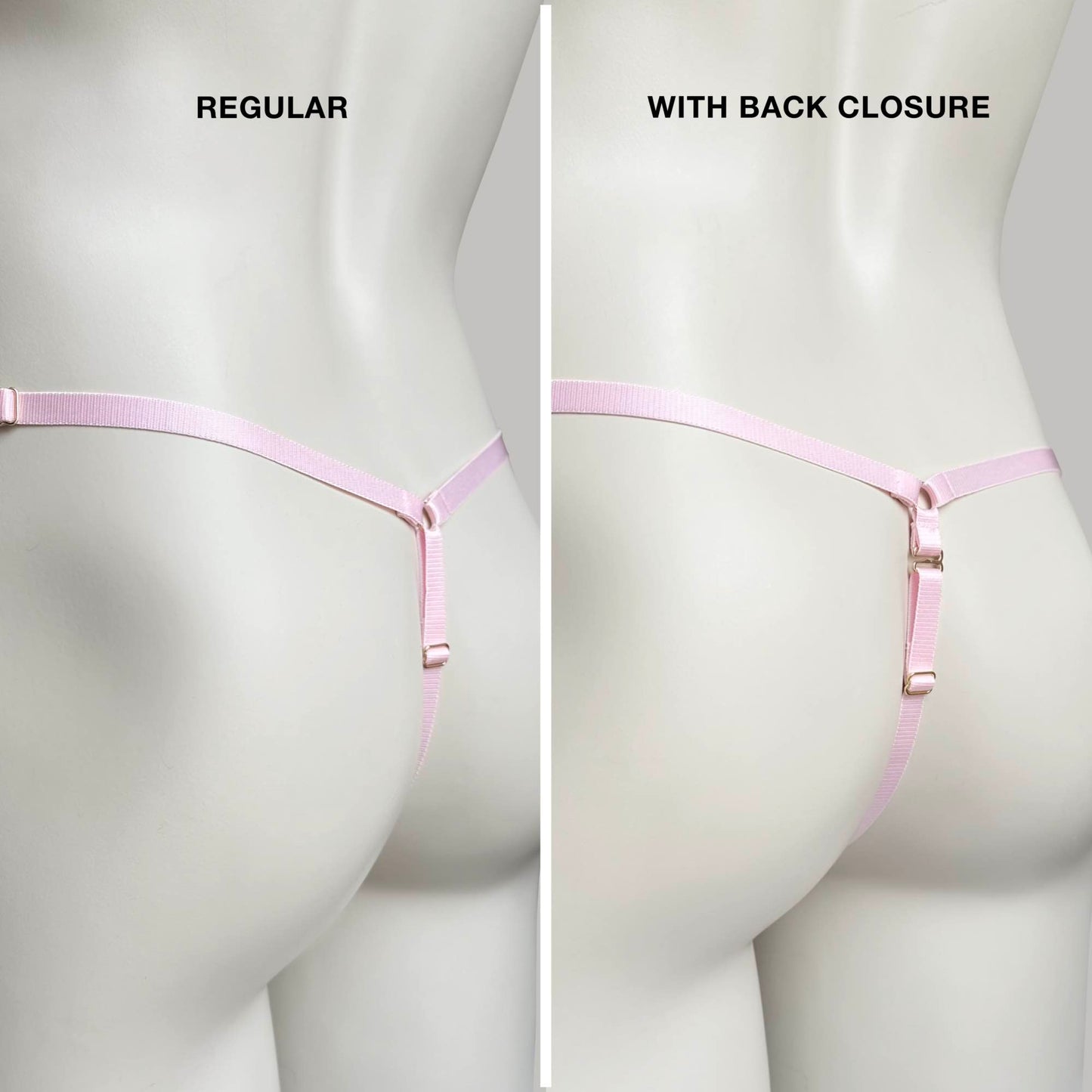 Male Mesh Chastity Cage Support Thong (Pink)