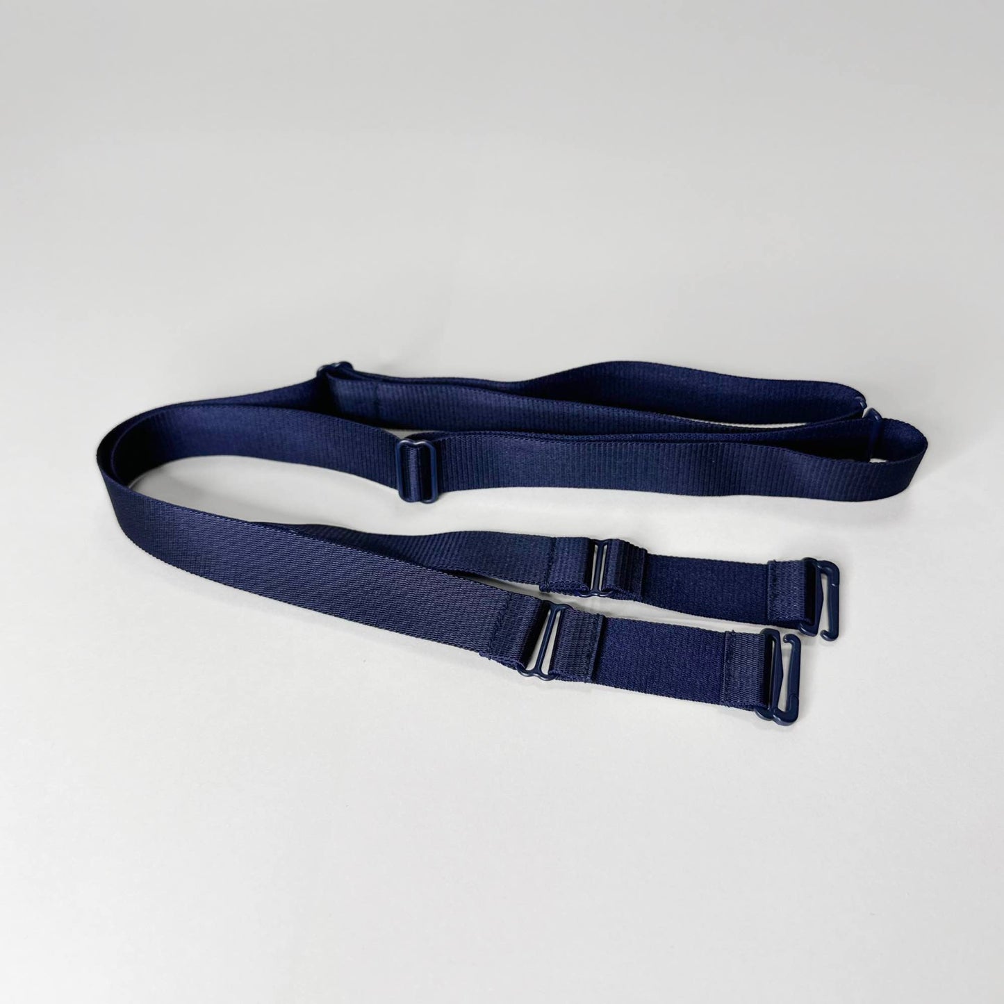 Monochrome Two Straps Chastity Cage Belt Navy