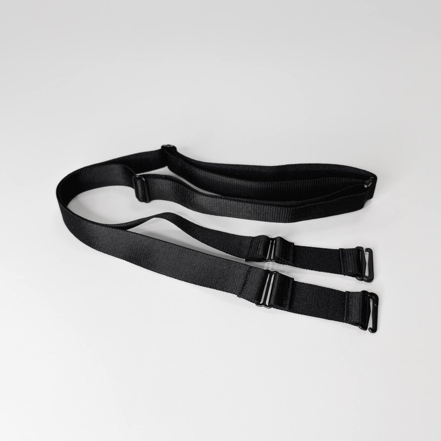 Monochrome Two Straps Support Belt For Chastity Cage (Black)