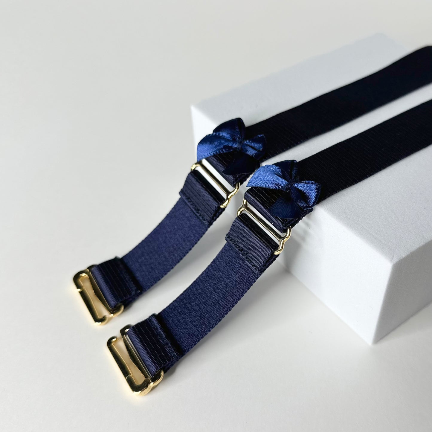 Two Straps Sissy Support Belt For Chastity Cage (Navy)