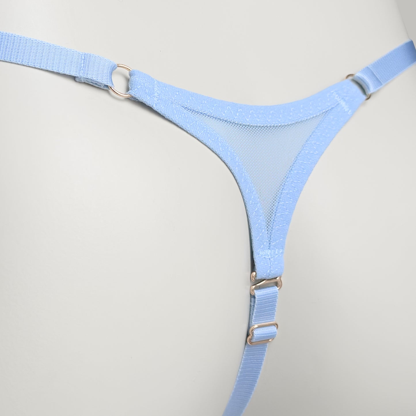 Non-removable Thong For Chastity Cage (Sky Blue)