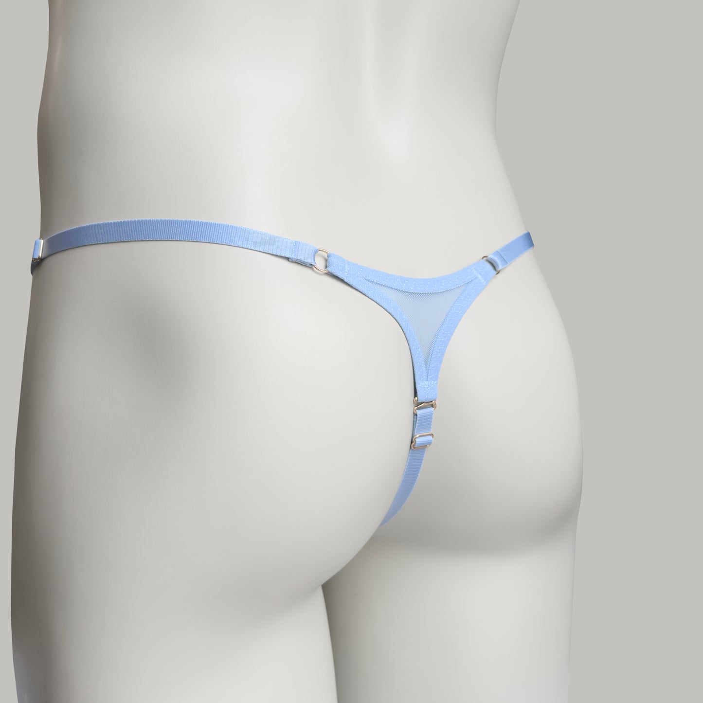 Non-removable Thong For Chastity Cage (Sky Blue)