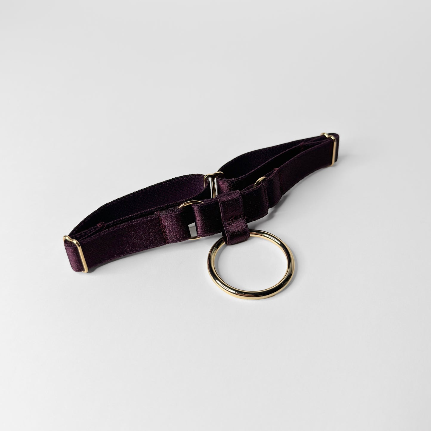 Strap Collar "Cora" (Burgundy)