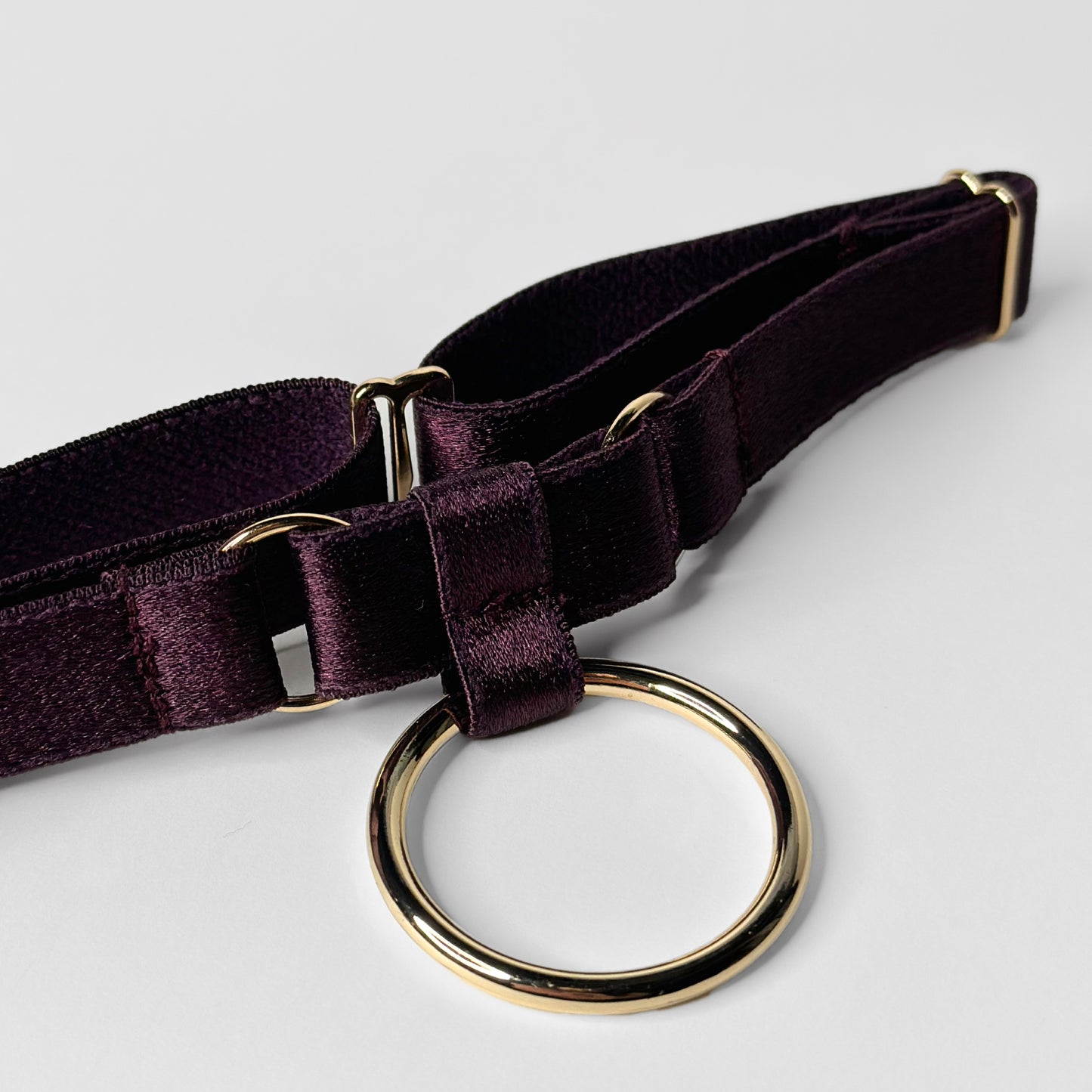 Strap Collar "Cora" (Burgundy)