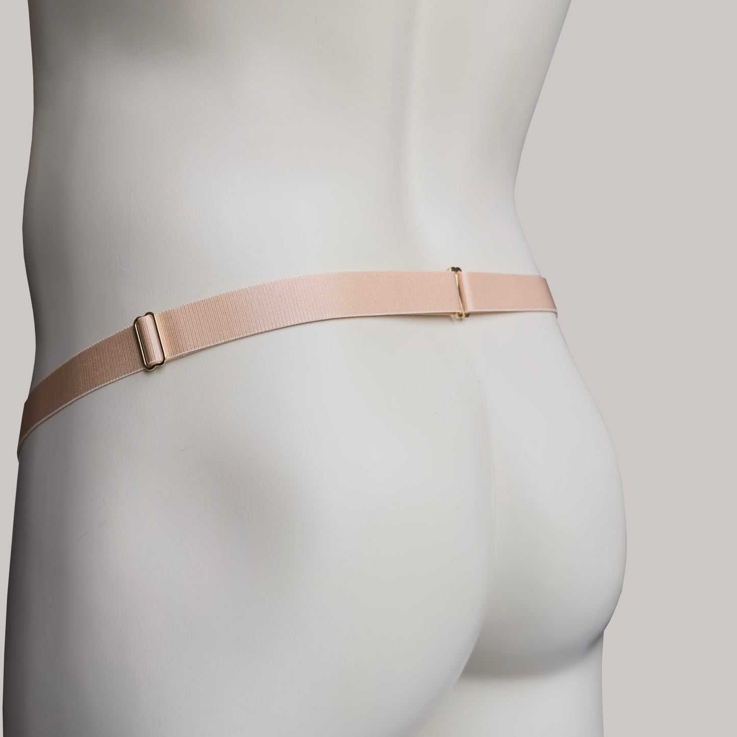 Two Straps Support Belt For Chastity Cage (Beige)