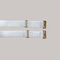 Male Two Straps Chastity Cage Belt White