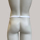Male Two Straps Chastity Cage Belt White