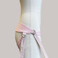 Classic Two Sides Striped Velcro Mid Rise Strap-On Harness Pink