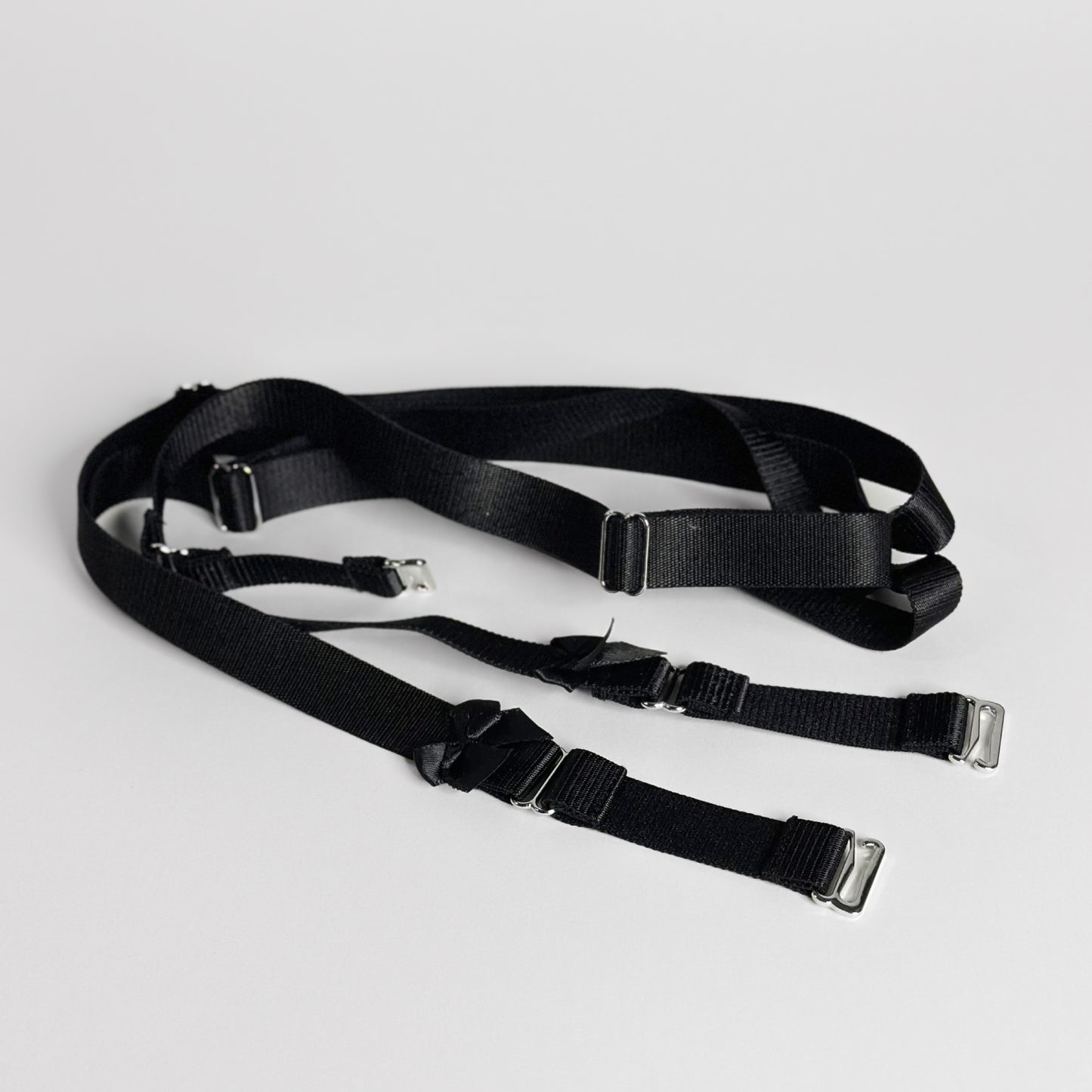 Sissy Three Straps Support Belt For Chastity Cage (Black)