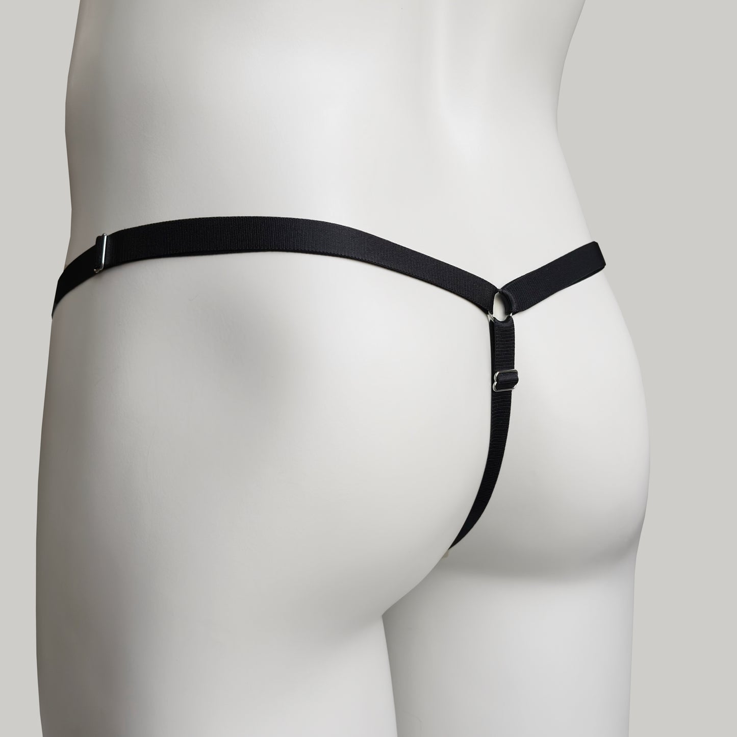 Sissy Three Straps Support Belt For Chastity Cage (Black)
