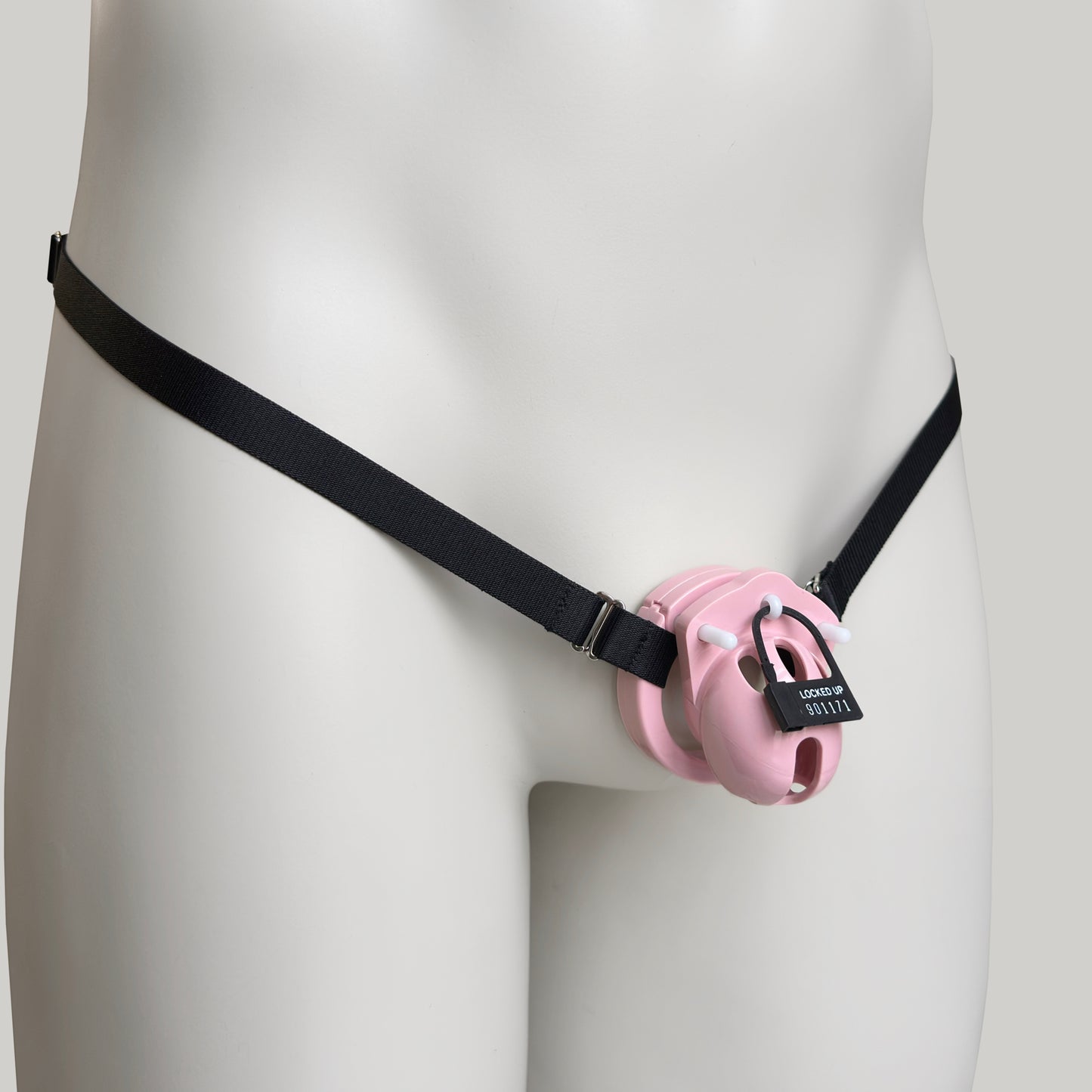 Two Straps Support Belt For Chastity Cage (Black)