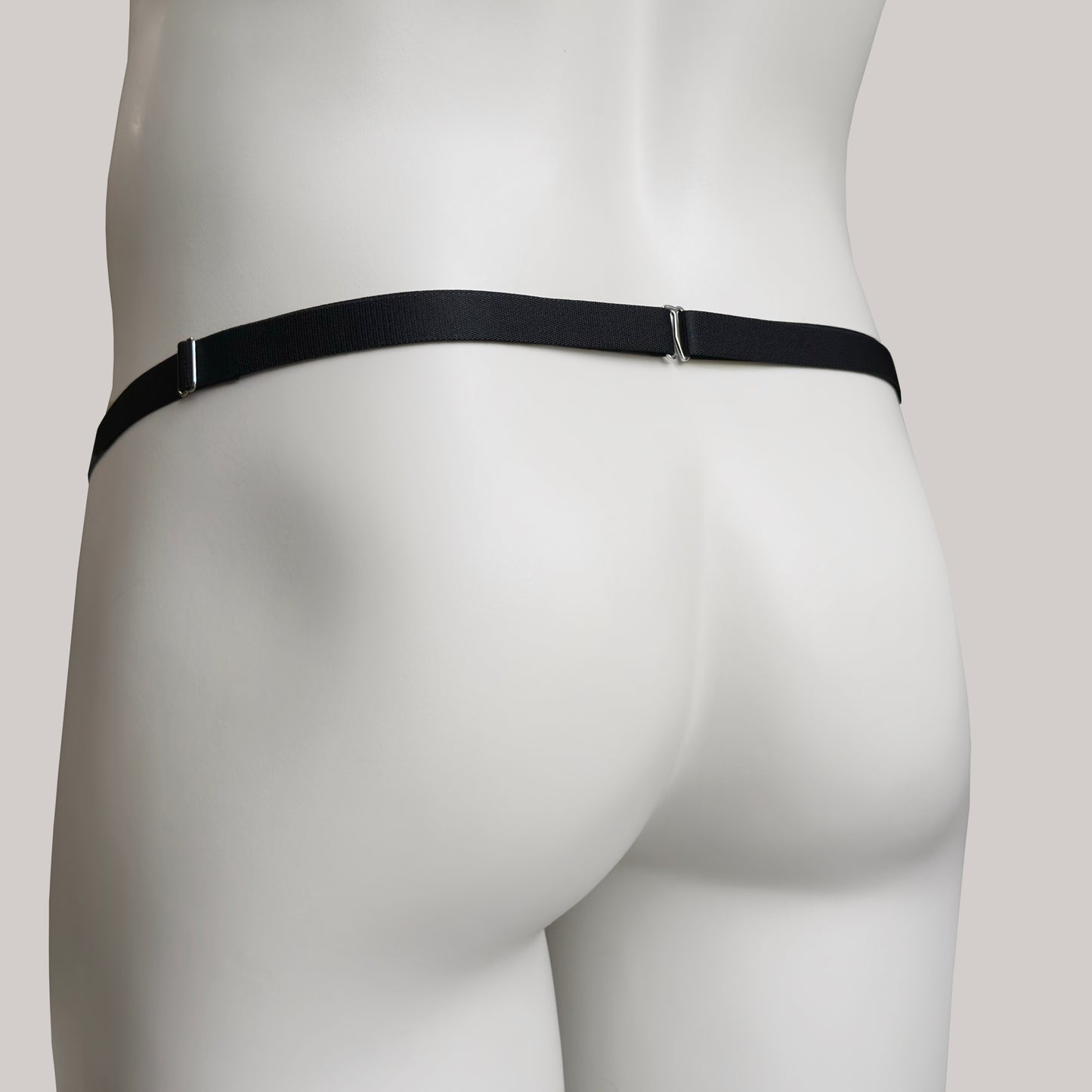 Sissy Two Straps Support Belt For Chastity Cage (Black)