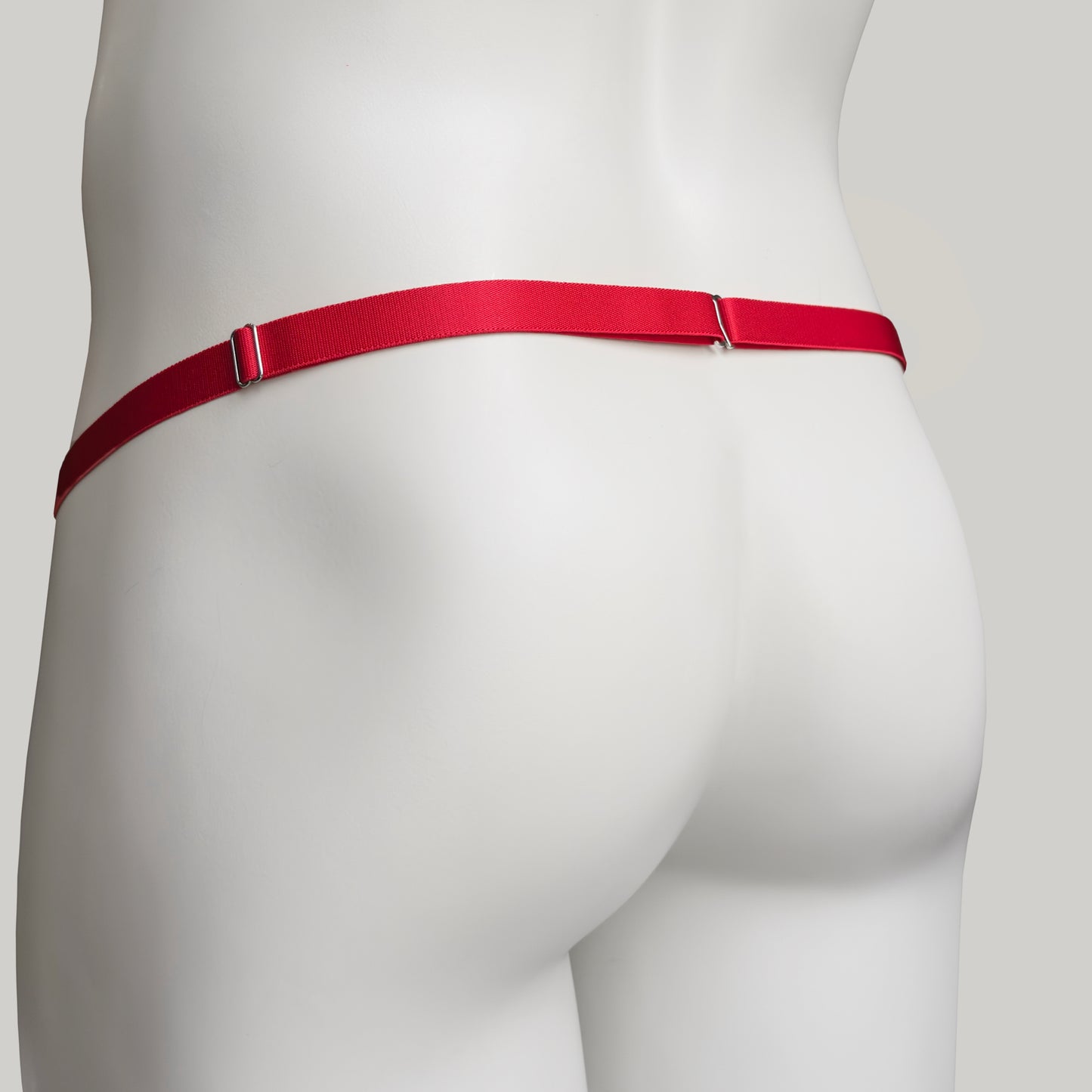 Sissy Two Straps Support Belt For Chastity Cage (Red)