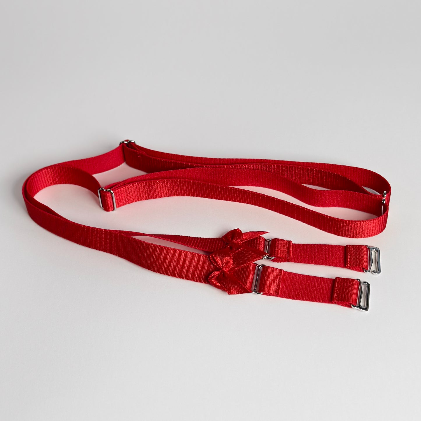Sissy Two Straps Support Belt For Chastity Cage (Red)