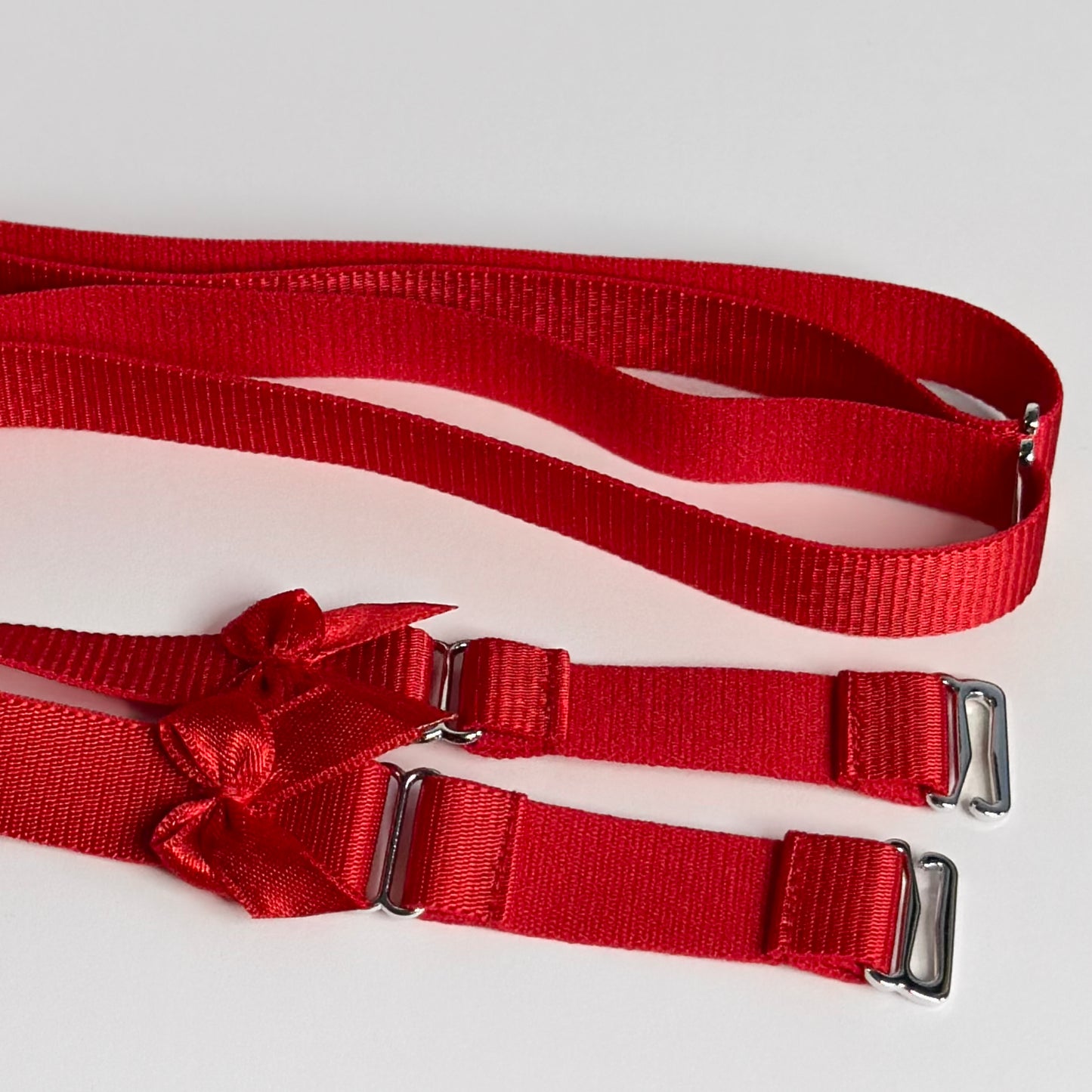 Sissy Two Straps Support Belt For Chastity Cage (Red)