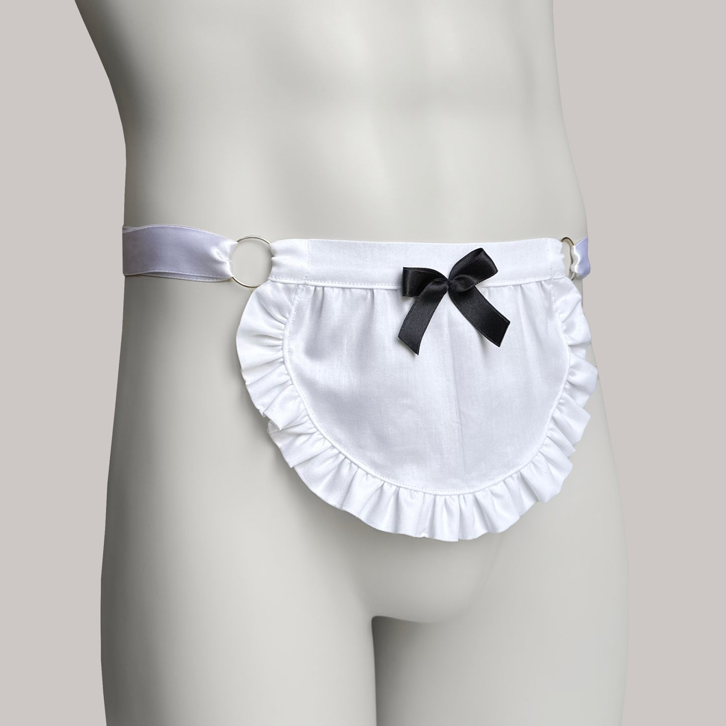 French Maid Apron Mini With Ribbons