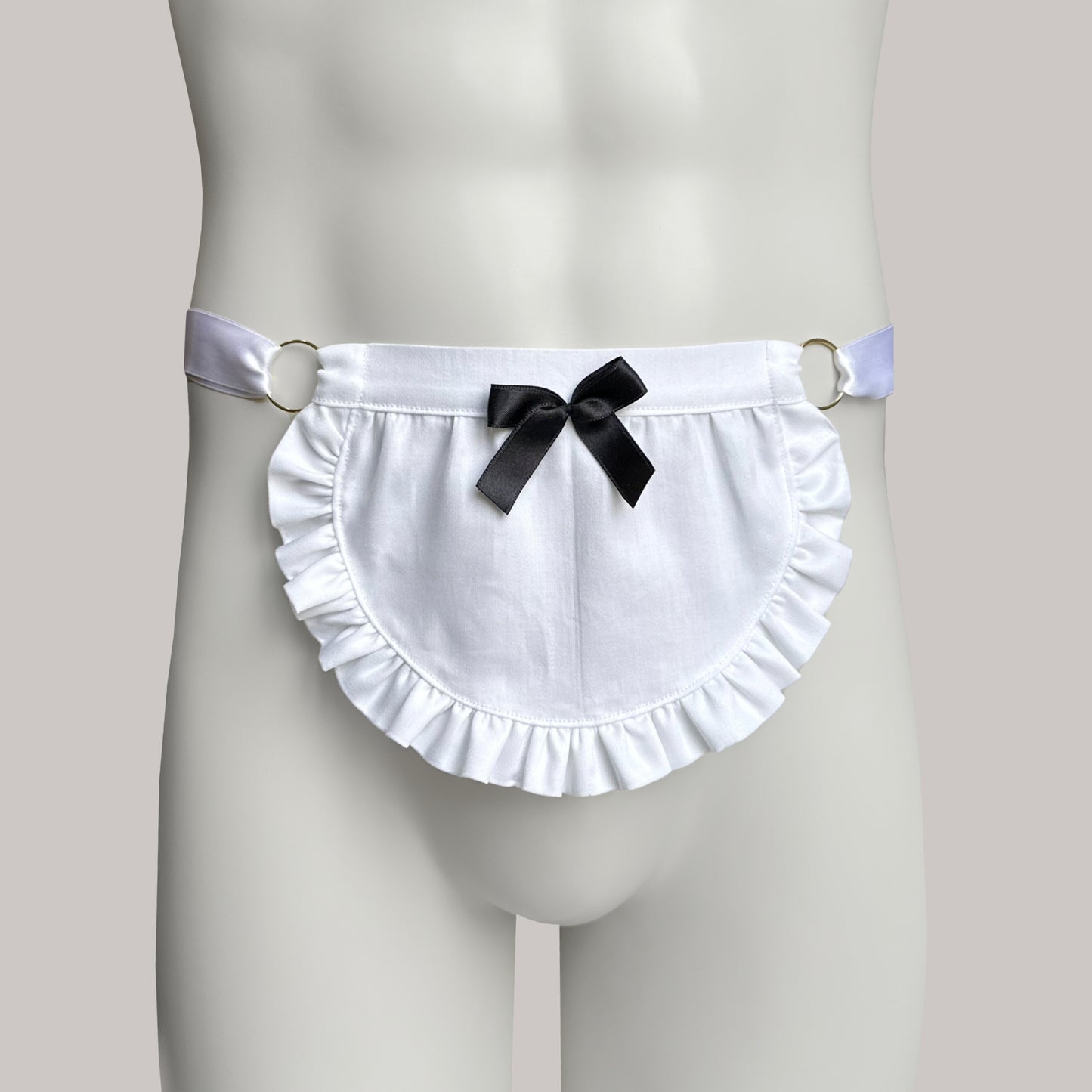 French Maid Apron Mini With Ribbons