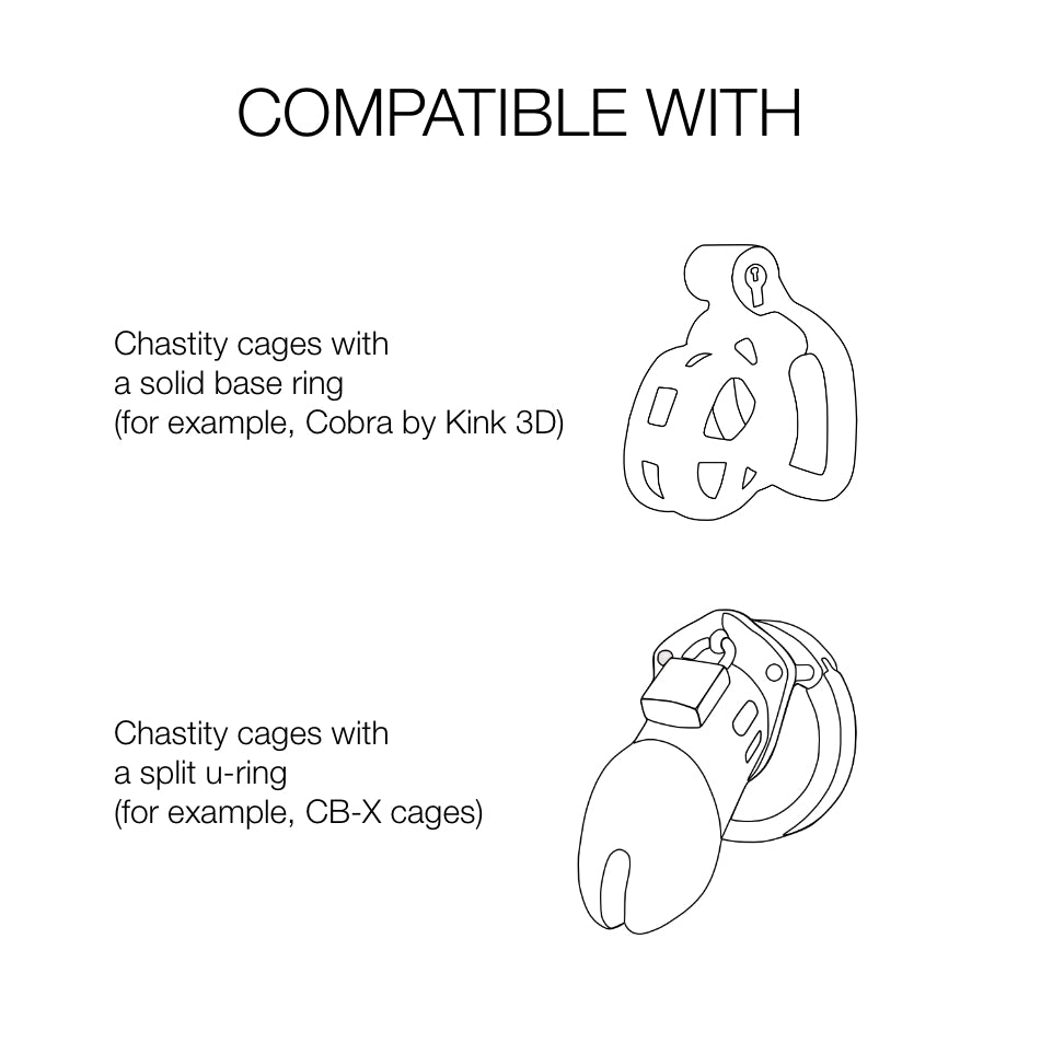 Mesh Support Thong For Chastity Cage (Dusty Rose)