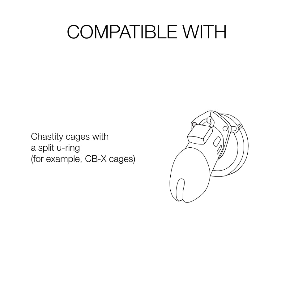 Non-removable Thong For Chastity Cage (Pink)