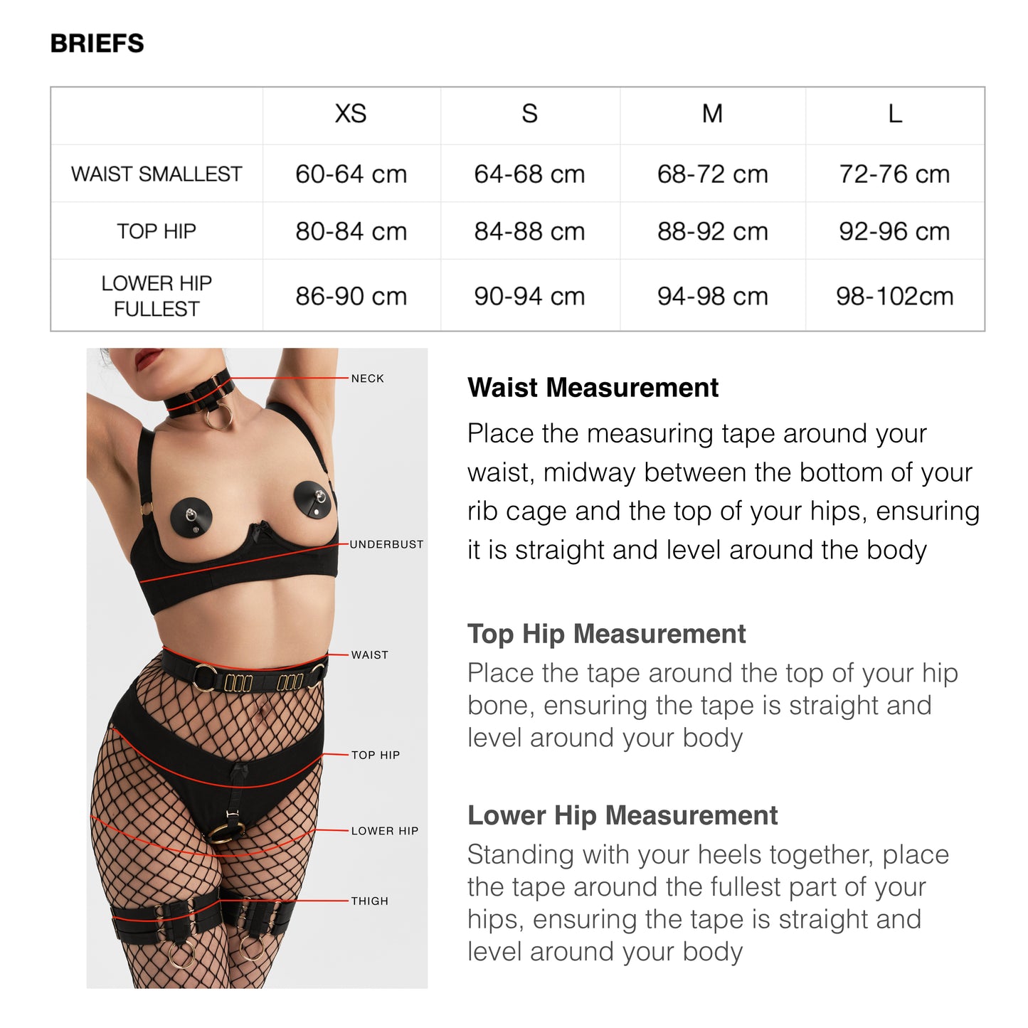 Gaia High Waist Strap On Brief