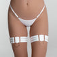 CANDYMISHKA Ring Garters "Selene" White