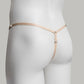 Mesh Support Thong For Chastity Cage (Beige)