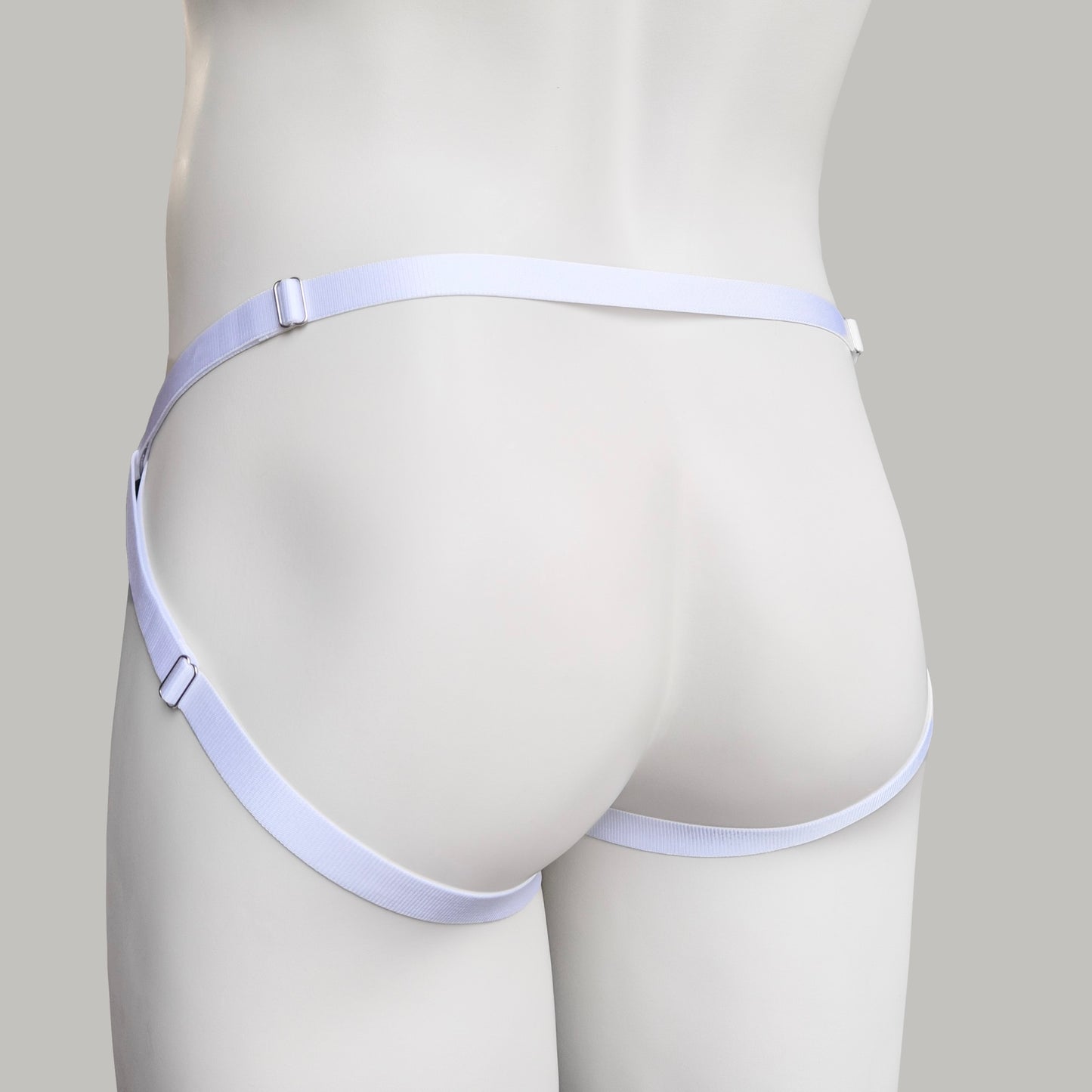 Mesh Support Jockstrap For Chastity Cage (White)