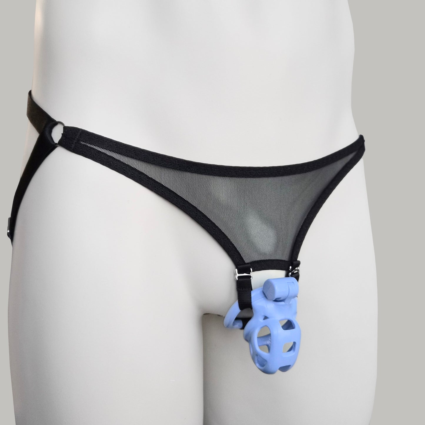 Mesh Support Jockstrap For Chastity Cage (Black)