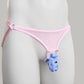 Mesh Support Jockstrap For Chastity Cage (Pink)