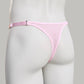 Mesh Support Slip Briefs For Chastity Cage (Pink)