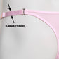 Mesh Support Slip Briefs For Chastity Cage (Pink)