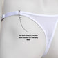 Mesh Support Slip Briefs For Chastity Cage (White)