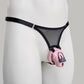Mesh Support Slip Briefs For Chastity Cage (Black)