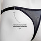 Mesh Support Slip Briefs For Chastity Cage (Black)