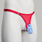 Mesh Support Slip Briefs For Chastity Cage (Red)