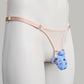Mesh Support Slip Briefs For Chastity Cage (Beige)