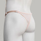 Mesh Support Slip Briefs For Chastity Cage (Beige)
