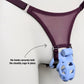 Mesh Support Slip Briefs For Chastity Cage (Burgundy)