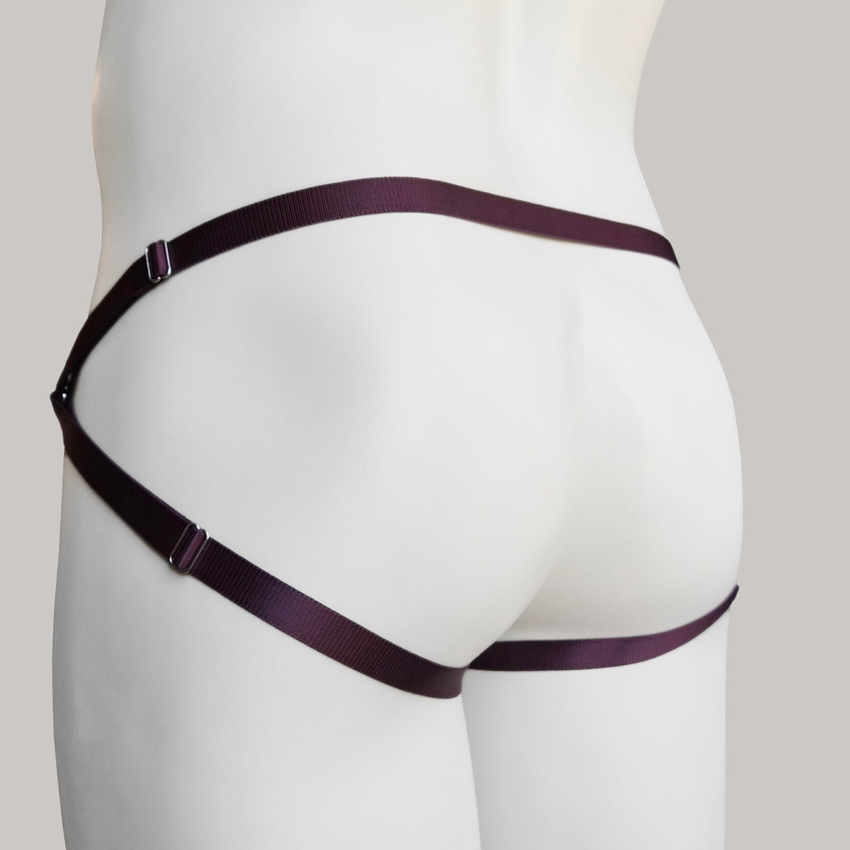 Mesh Support Jockstrap For Chastity Cage (Burgundy)