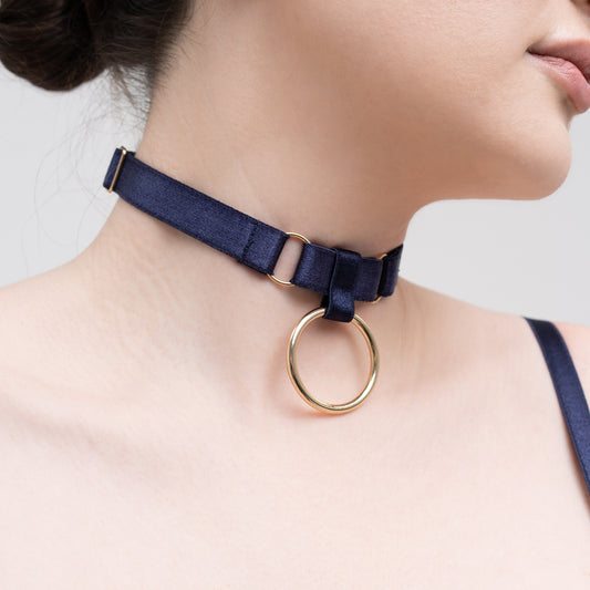 Strap Collar "Cora" (Navy)
