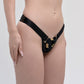 Thong Strap On Harness "Cora" Black