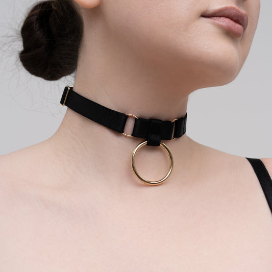 Strap Collar "Cora" (Black)