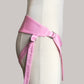 Classic Velcro Mid Rise Strap-On Harness (Light Pink)